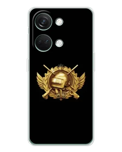 Чехол для Huawei Honor Play 10C с картинкой «PUBG — оранжевый градиент»