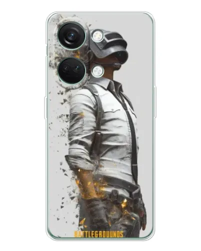 Чехол для Huawei Honor Play 10C с картинкой «PUBG — боец в пыли»