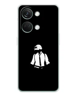 Чехол для Huawei Honor Play 10C с картинкой «PUBG — белый шлем»