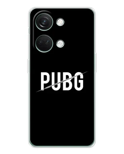 Чехол для Huawei Honor Play 10C с картинкой «PUBG — белый логотип»