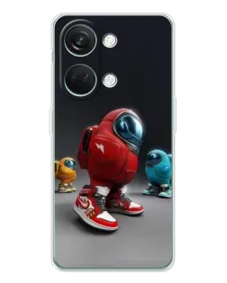 Чехол для Huawei Honor Play 10C с картинкой «Among Us — 3D стиль»