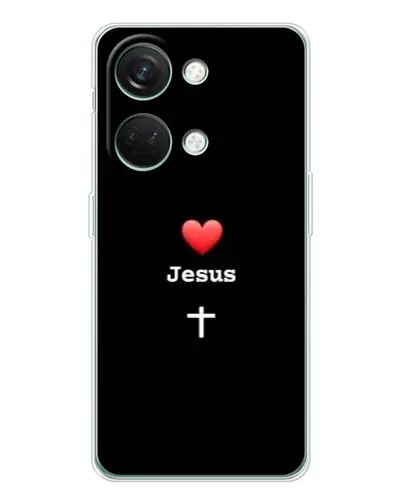 Чехол для Huawei Honor Play 10C с картинкой «Сердце - Jesus»