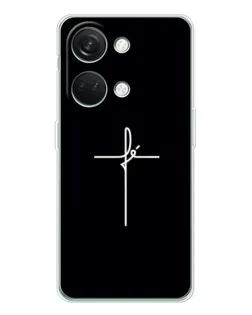 Чехол для Huawei Honor Play 10C с картинкой «Тонкий крест»