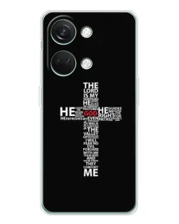 Чехол для Huawei Honor Play 10C с картинкой «Текстовый крест»
