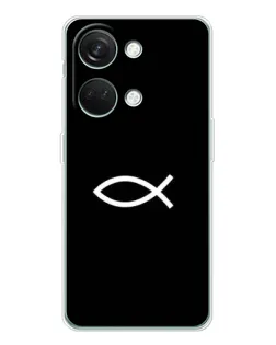 Чехол для Huawei Honor Play 10C с картинкой «Символ рыбы Jesus»