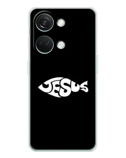 Чехол для Huawei Honor Play 10C с картинкой «Рыба Jesus»
