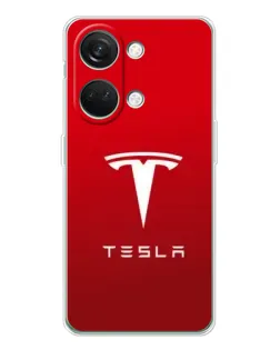 Чехол для Huawei Honor Play 10C с картинкой «Tesla Red Classic»