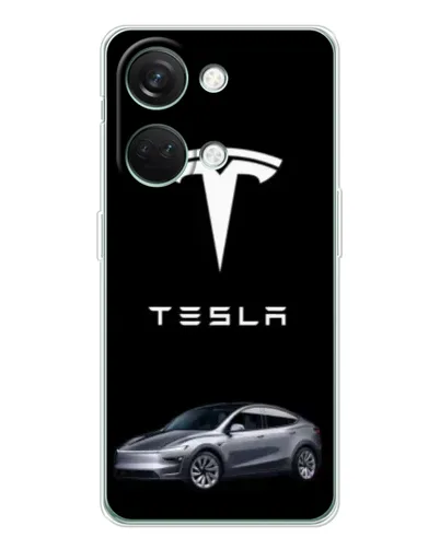 Чехол для Huawei Honor Play 10C с картинкой «Tesla Model Y»