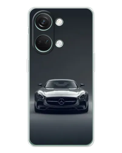 Чехол для Huawei Honor Play 10C с картинкой «Mercedes на черном»
