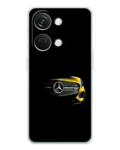 Чехол для Huawei Honor Play 10C с картинкой «Mercedes — ретро стиль»