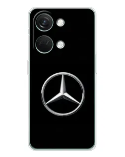 Чехол для Huawei Honor Play 10C с картинкой «Mercedes классический лого»