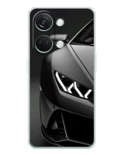 Чехол для Huawei Honor Play 10C с картинкой «Lamborghini фары детализация»
