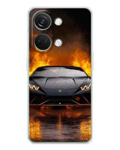 Чехол для Huawei Honor Play 10C с картинкой «Lamborghini в огне» Чехол для Huawei Honor Play 10C с картинкой «Lamborghini в огне»