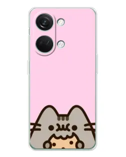 Чехол для Huawei Honor Play 10C с картинкой «Pusheen и печенье»