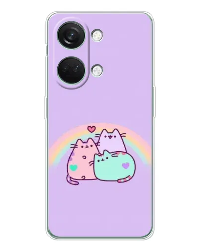 Чехол для Huawei Honor Play 10C с картинкой «Радужные Пушины» Чехол для Huawei Honor Play 10C с картинкой «Радужные Пушины»