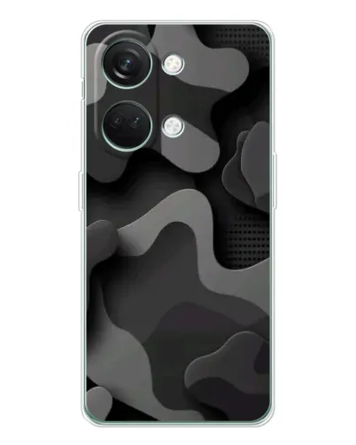 Чехол для Huawei Honor Play 10C с картинкой «Темный абстрактный камуфляж»
