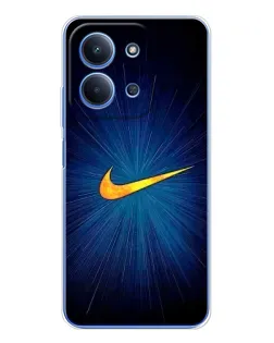 Чехол для Huawei Honor Play 11 Plus с картинкой «Синий пульс Nike»