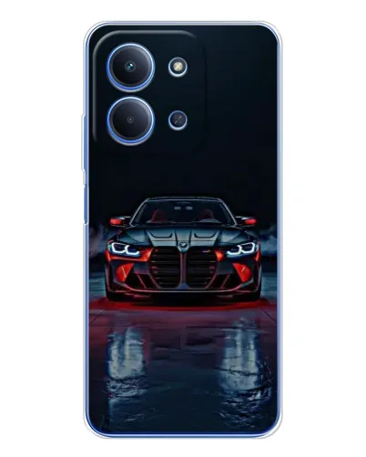 Чехол для Huawei Honor Play 11 Plus с картинкой «BMW на мокрой дороге»