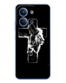 Чохол для Huawei Honor Play 11 Plus з картинкою «Сяючий хрест Jesus»