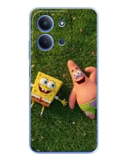 Чехол для Huawei Honor Play 11 Plus с картинкой «Друзья на лужайке»