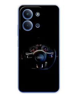 Чехол для Huawei Honor Play 11 Plus с картинкой «Салон Audi — руль»
