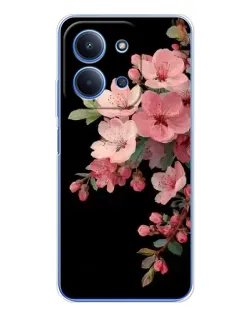 Чехол для Huawei Honor Play 11 Plus с картинкой «Розовая ветка сакуры»
