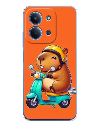 Чехол для Huawei Honor Play 11 Plus с картинкой «Капибара на скутере» Чехол для Huawei Honor Play 11 Plus с картинкой «Капибара на скутере»