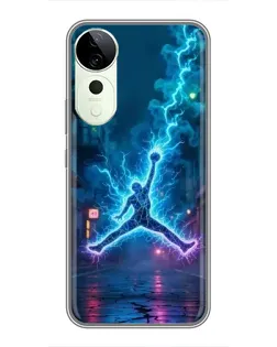 Чехол для Huawei Honor Play 70 Plus с картинкой «Jordan Gold Jumpman» Чехол для Huawei Honor Play 70 Plus с картинкой «Jordan Gold Jumpman»