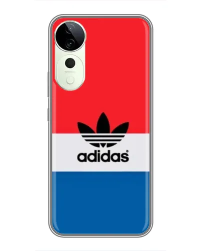 Чехол для Huawei Honor Play 70 Plus с картинкой «Ретро блоки Adidas»