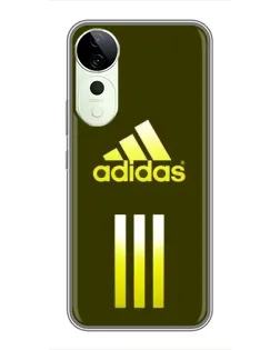 Чехол для Huawei Honor Play 70 Plus с картинкой «Оливковый градиент Adidas»