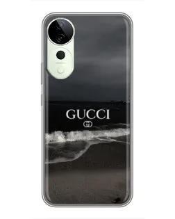 Чехол для Huawei Honor Play 70 Plus с картинкой «Gucci — морской прибой»