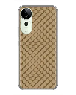 Чехол для Huawei Honor Play 70 Plus с картинкой «Gucci — классический беж»