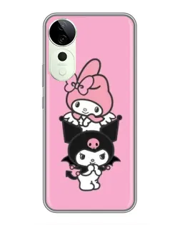 Чохол для Huawei Honor Play 70 Plus з картинкою «My Melody та Kuromi» Чохол для Huawei Honor Play 70 Plus з картинкою «My Melody та Kuromi»