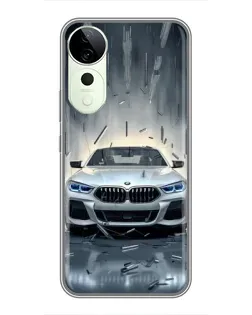 Чехол для Huawei Honor Play 70 Plus с картинкой «BMW в свете фар» Чехол для Huawei Honor Play 70 Plus с картинкой «BMW в свете фар»