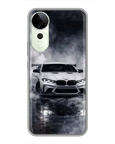 Чехол для Huawei Honor Play 70 Plus с картинкой «BMW сквозь туман» Чехол для Huawei Honor Play 70 Plus с картинкой «BMW сквозь туман»