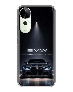 Чехол для Huawei Honor Play 70 Plus с картинкой «BMW сквозь ночной город» Чехол для Huawei Honor Play 70 Plus с картинкой «BMW сквозь ночной город»