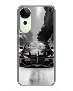 Чехол для Huawei Honor Play 70 Plus с картинкой «BMW — акварельный дрифт» Чехол для Huawei Honor Play 70 Plus с картинкой «BMW — акварельный дрифт»