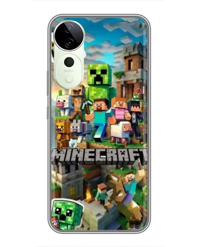 Чехол для Huawei Honor Play 70 Plus с картинкой «Замок Minecraft»