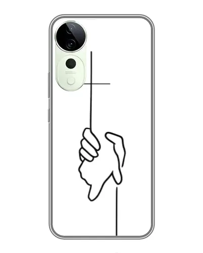 Чехол для Huawei Honor Play 70 Plus с картинкой «Рука держит»
