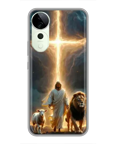 Чехол для Huawei Honor Play 70 Plus с картинкой «Лев Иуды и Свет»