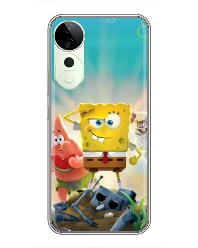 Чехол для Huawei Honor Play 70 Plus с картинкой «Спанч Боб победитель»