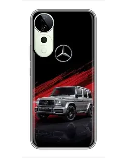 Чохол для Huawei Honor Play 70 Plus з картинкою «Mercedes G-Class червоний»