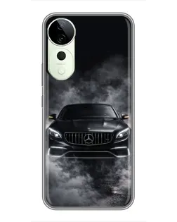 Чохол для Huawei Honor Play 70 Plus з картинкою «Mercedes у диму»