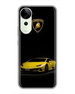 Чехол для Huawei Honor Play 70 Plus с картинкой «Lamborghini желтый акцент» Чехол для Huawei Honor Play 70 Plus с картинкой «Lamborghini желтый акцент»