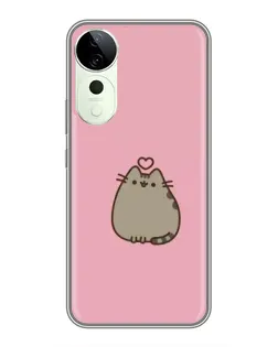 Чехол для Huawei Honor Play 70 Plus с картинкой «Pusheen сердце» Чехол для Huawei Honor Play 70 Plus с картинкой «Pusheen сердце»