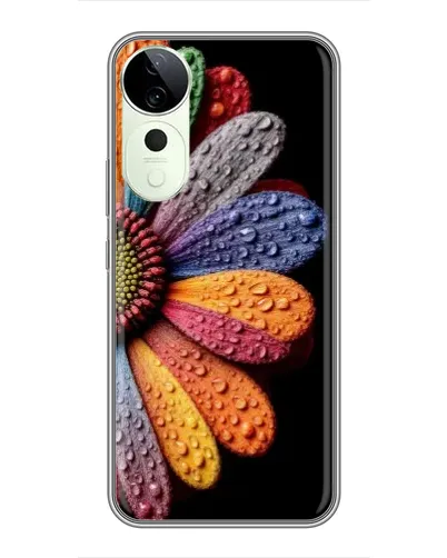Чехол для Huawei Honor Play 70 Plus с картинкой «Радужный цветок»