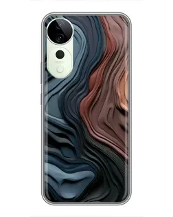 Чохол для Huawei Honor Play 70 Plus з картинкою «Кольорові хвилі каньйону»