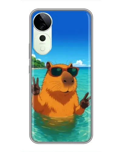 Чохол для Huawei Honor Play 70 Plus з картинкою «Морська капібара» Чохол для Huawei Honor Play 70 Plus з картинкою «Морська капібара»