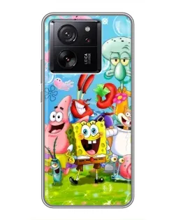 Чехол для Huawei Honor Play10 с картинкой «Губка Боб и друзья»