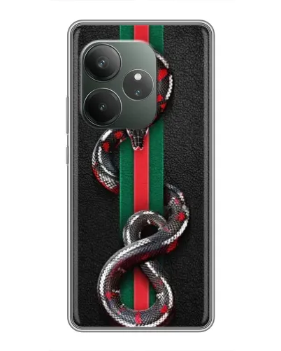 Чехол для Huawei Honor X5c Plus с картинкой «Gucci — змея на полосе» Чехол для Huawei Honor X5c Plus с картинкой «Gucci — змея на полосе»